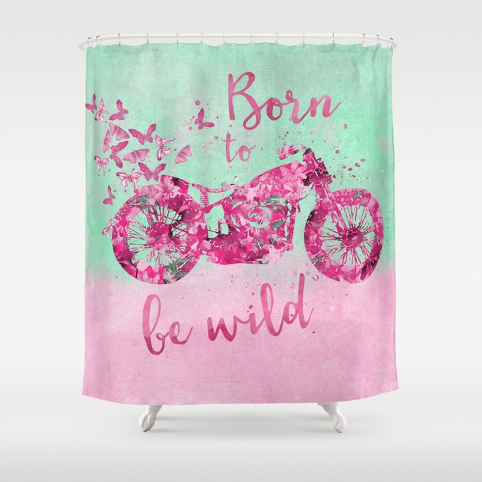 colorful shower curtains cool artsy colorful flower power motorcycle shower curtain by lebensart colorful shower curtains cool artsy colorful flower power motorcycle shower curtain by lebensart
